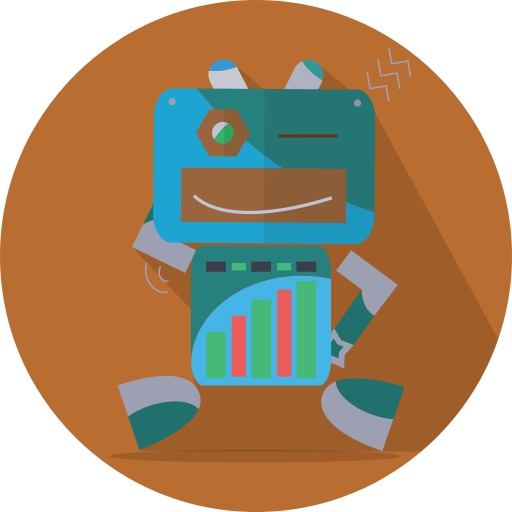 Android, fun robot, mascot, mechanical, metal, robot, robot expression icon